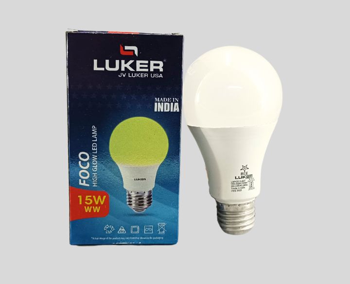 Luker LED 15W Bulb E27 Warm White Light-1